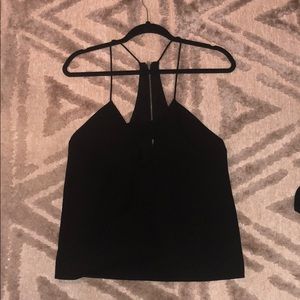 Finders keepers black key hole front tank top